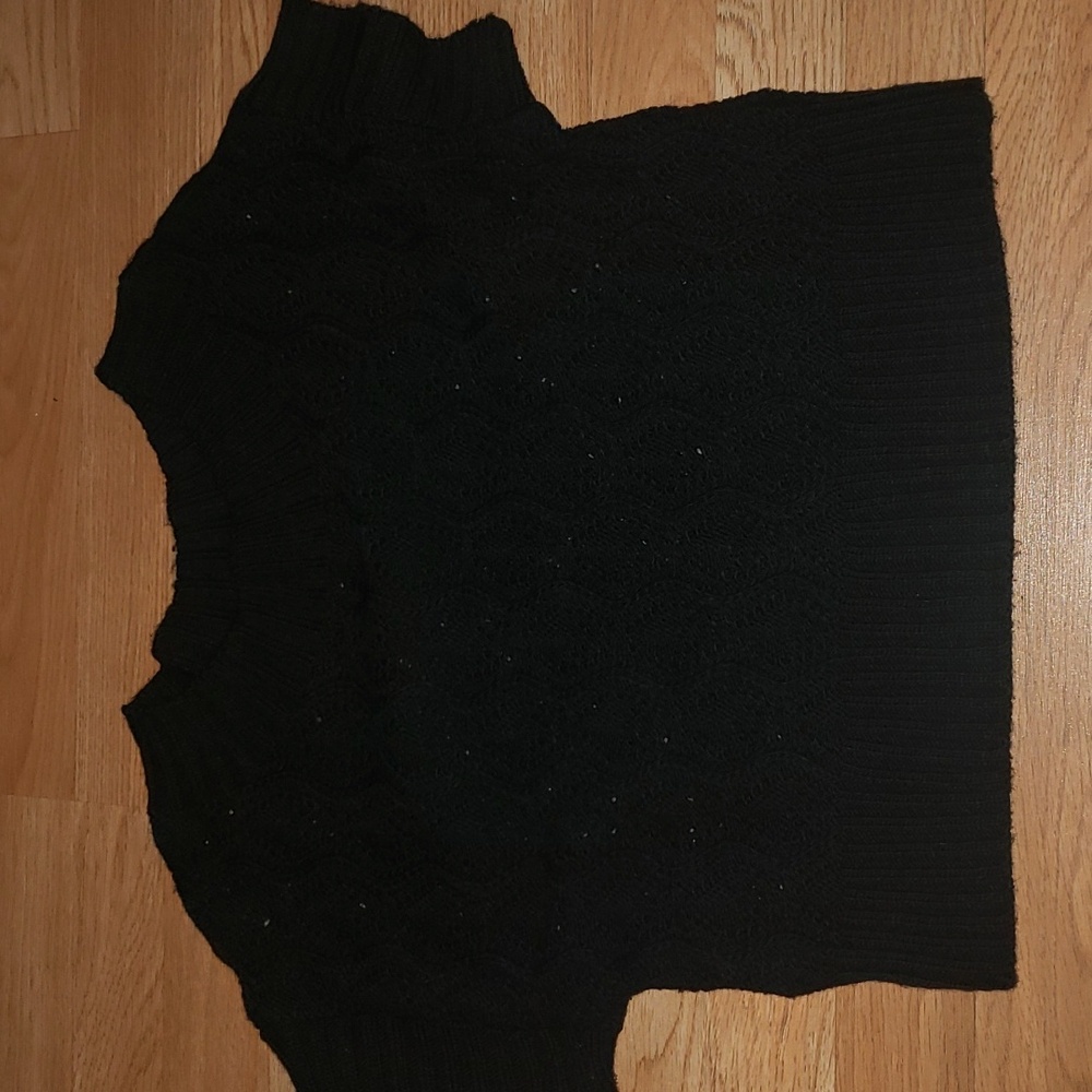 EUC Vintage Black Crimson NY Y2K sweater sz lg sleeveless 😍 😊 😚 🐻 🐰